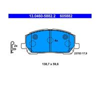 ATE 13.0460-5882.2 Plaquettes / Sabots de Frein Avant pour Lexus Rx