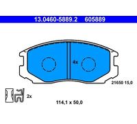 Kit de plaquettes de frein ATE 13.0460-5889.2, Avant