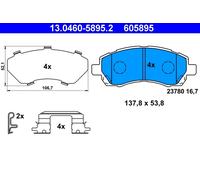 ATE 13.0460-5895.2 Kit de plaquettes de frein, frein à disque pour SUBARU