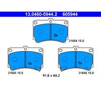 ATE 13.0460-5944.2 Plaquettes de freins pour KIA RIO Stufenheck (DC)