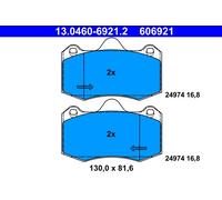 ATE 13.0460-6921.2 Kit de plaquettes de frein, frein à disque pour SEAT