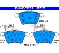 ATE 13.0460-7123.2 Kit de plaquettes de frein, frein à disque pour VW