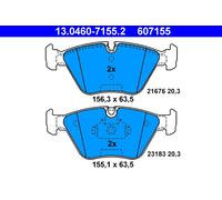 ATE 13.0460-7155.2 Kit de plaquettes de frein, frein à disque pour BMW,MG