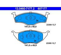 ATE 13.0460-7177.2 Kit de plaquettes de frein, frein à disque pour VW