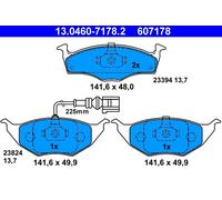 ATE 13.0460-7178.2 Kit de plaquettes de frein, frein à disque pour AUDI