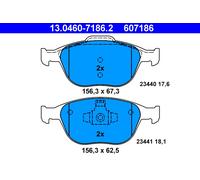ATE 13.0460-7186.2 Kit de plaquettes de frein, frein à disque pour ,FORD