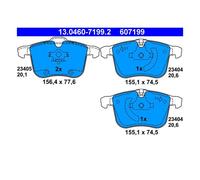ATE 13.0460-7199.2 Plaquettes / Sabots de Frein Avant pour Opel Signum Saab 9-3