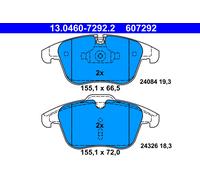 ATE 13.0460-7292.2 Kit de plaquettes de frein, frein à disque pour JAGUAR