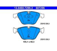 ATE 13.0460-7296.2 Kit de plaquettes de frein, frein à disque pour BMW