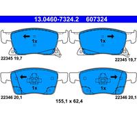 ATE 13.0460-7324.2 Plaquettes de freins Avant pour OPEL Astra K Schrägheck (B16)