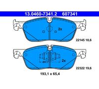 Jeu de plaquettes de frein ATE 13.0460-7341.2, avant