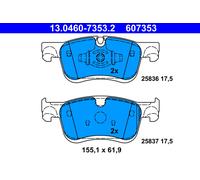 ATE 13.0460-7353.2 Kit de plaquettes de frein, frein à disque pour CITROËN,OPEL,