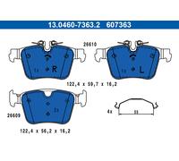 ATE 13.0460-7363.2 Kit de plaquettes de frein, frein à disque pour VOLVO