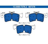 ATE 13.0460-7376.2 Kit de plaquettes de frein, frein à disque pour VW