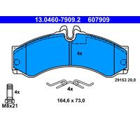 ATE 13.0460-7909.2 Kit de plaquettes de frein, frein à disque pour MERCEDES-BENZ