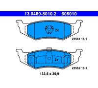 ATE 13.0460-8010.2 Kit de plaquettes de frein, frein à disque pour CHRYSLER