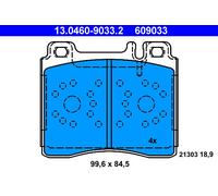 ATE 13.0460-9033.2 Kit de plaquettes de frein, frein à disque pour MERCEDES-BENZ