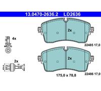 ATE 13.0470-2636.2 Kit de plaquettes de frein, frein à disque pour JAGUAR,LAND R