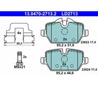 ATE 13.0470-2713.2 Kit de plaquettes de frein, frein à disque pour BMW,MINI