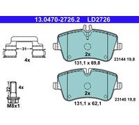 ATE 13.0470-2726.2 Kit de plaquettes de frein, frein à disque pour MERCEDES-BENZ