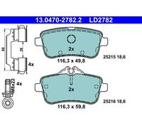 ATE 13.0470-2782.2 Kit de plaquettes de frein, frein à disque pour MERCEDES-BENZ