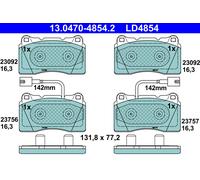 ATE 13.0470-4854.2 Kit de plaquettes de frein, frein à disque pour ALFA ROMEO