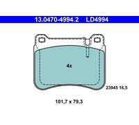 ATE 13.0470-4994.2 Kit de plaquettes de frein, frein à disque pour MERCEDES-BENZ
