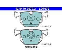 ATE 13.0470-7079.2 Kit de plaquettes de frein, frein à disque pour BMW,LAND ROVE