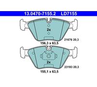 ATE 13.0470-7155.2 Kit de plaquettes de frein, frein à disque pour BMW,MG