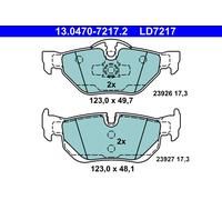 ATE 13.0470-7217.2 Kit de plaquettes de frein, frein à disque pour ,BMW