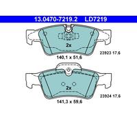 ATE 13.0470-7219.2 Kit de plaquettes de frein, frein à disque pour MERCEDES-BENZ