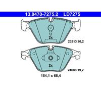 ATE 13.0470-7275.2 Kit de plaquettes de frein, frein à disque pour BMW