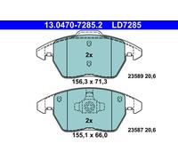 ATE 13.0470-7285.2 Kit de plaquettes de frein, frein à disque pour AUDI,SEAT,VW