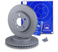 Disque de frein ATE 24.0122-0292.1 avant, ventilé, à haute teneur en carbone, 1 pièce
