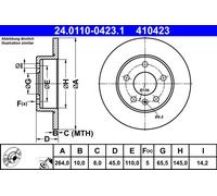 ATE 24.0110-0423.1 Disque de frein
