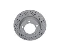 Disque de frein ATE 24.0124-0194.1 à l'arrière, ventilé, hautement carbonisé, 1 pièce