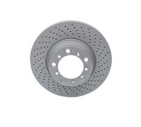 ATE 24.0128-0196.1 Disque de frein Arrière droit Ø330,0mm Hauteur: 75,0mm Épaisseur: 28,0mm Cercle de percage -Ø: 130,0mm perforé/ventilé de l'intérieur