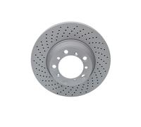 1x Disque de frein ATE 24.0128-0197.1 convient pour PORSCHE
