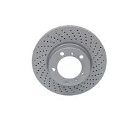 Disque de frein ATE 24.0128-0260.1 avant, ventilé, à haute teneur en carbone, 1 pièce