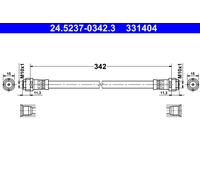 Flexible de frein ATE Article : 24.5237-0342.3