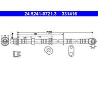 ATE 24.5241-0721.3 Flexible de frein pour MITSUBISHI