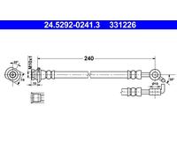 ATE 24.5292-0241.3 Flexible de frein pour NISSAN