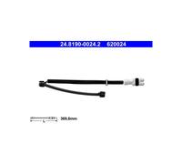 Capteur d'usure des plaquettes Frein à disque 24.8190-0024.2 ATE pour PORSCHE