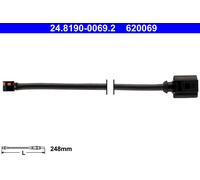 ATE 24.8190-0069.2 Contact d'avertissement, usure des plaquettes de frein pour P