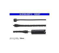 ATE 24.8190-0207.2 Témoin d'usure de plaquette de frein pour BMW 3 Z3