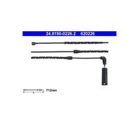ATE 24.8190-0226.2 Témoin d'usure de plaquette de frein pour BMW X5