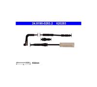 ATE 24.8190-0283.2 Témoin d'usure de plaquette de frein pour BMW X1