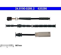 ATE 24.8190-0286.2 Contact d'avertissement, usure des plaquettes de frein pour B