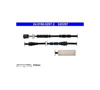 ATE 24.8190-0297.2 Témoin d'usure de plaquette de frein pour BMW X1