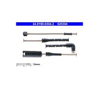 Capteur d'usure des plaquettes Frein à disque 24.8190-0304.2 ATE pour LAND ROVER